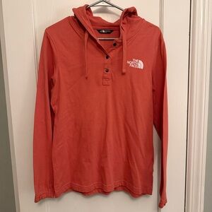 North Face Hooded Long Sleeve Shirt